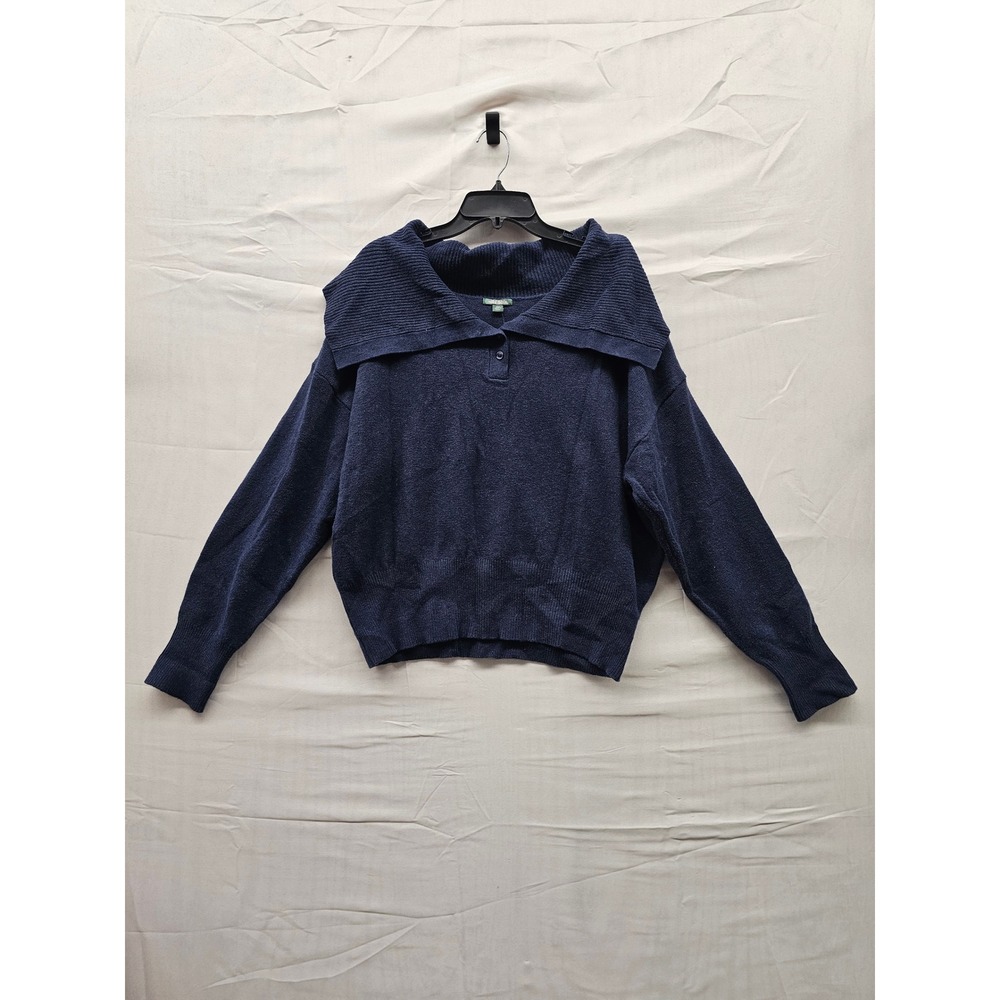 Wild Fable Navy Blue Sailor Collar Knit Sweater XXL 331 03 6804 Womens